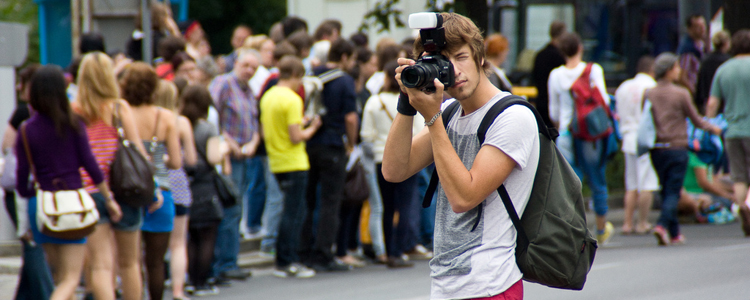 Un joven fotógrafo en Viena