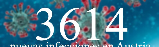 3614 nuevas infecciones en Austria